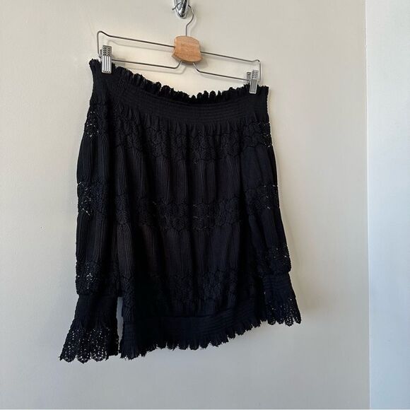 Anthropologie-Deletta Open Lace Off-Shoulder Blouse - Picture 7 of 7